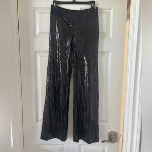 Black Sequin Pants